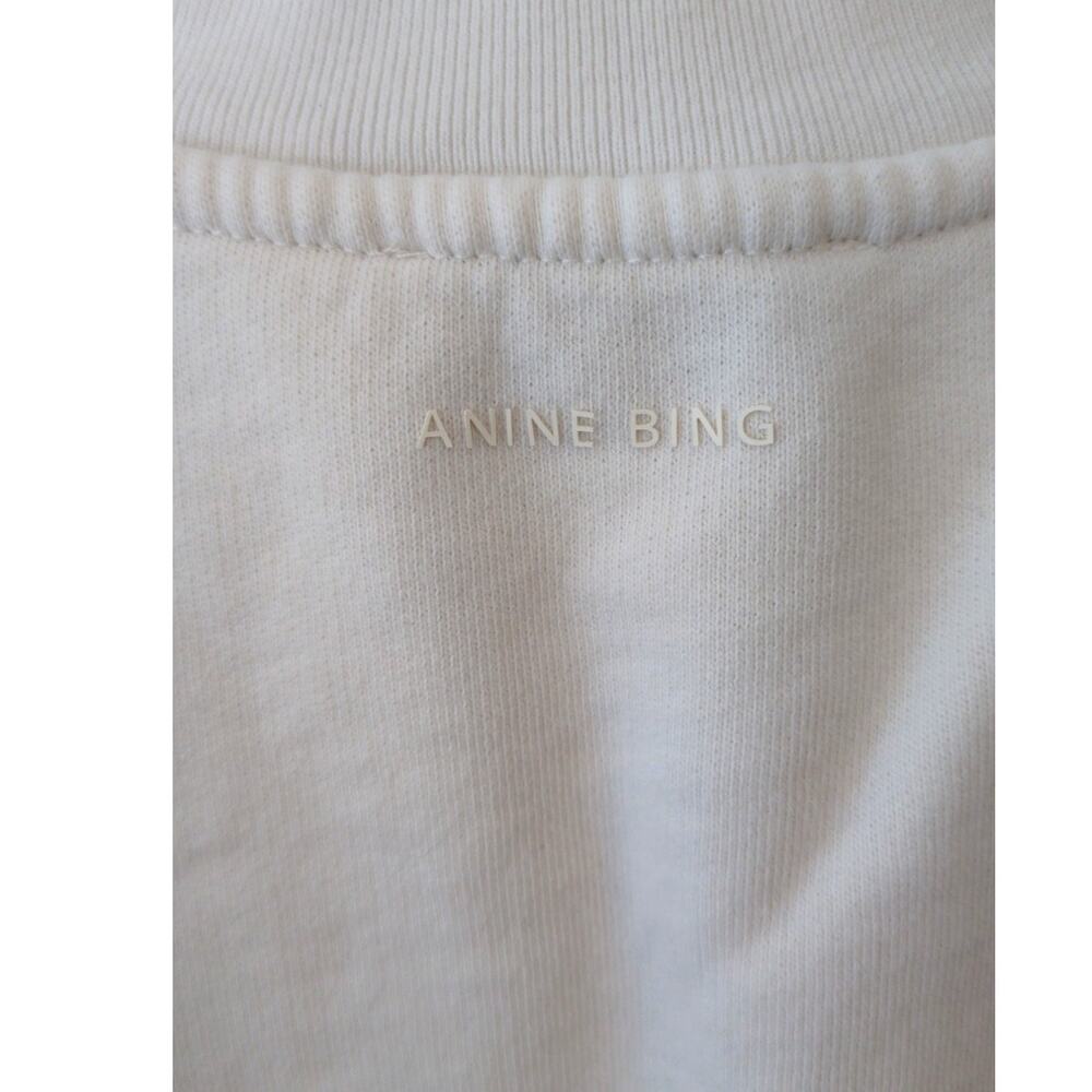 Anine Bing Miles Sweatshirt Slogan Rock 'n' Roll - Picture 5 of 8